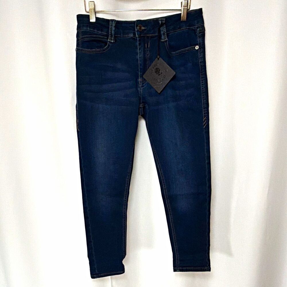 Rubberband Stretch Sarina Women’s 29 Skinny Slim Dark Wash Stretch Jeans